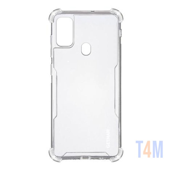 Silicone Hard Corners Case For Samsung Galaxy M30s Transparent